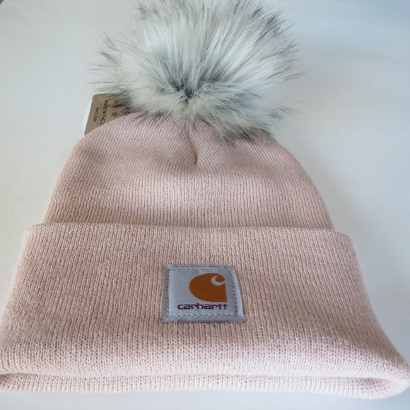 Carhartt Beanie Handmade in USA Pom Cap